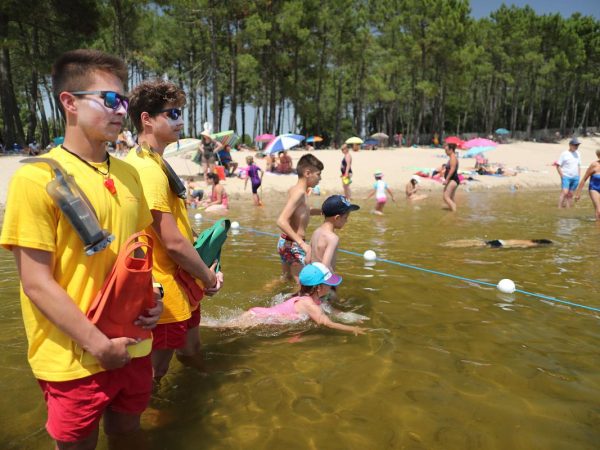 REPORTAGE SUR LA SURVEILLANCE DES PLAGES, ICI LE LAC D'HOURTIN
HOURTIN LE 9 JUILLET 2020
PHOTO LAURENT THEILLET / SUD OUEST